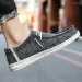 Casual Shoes Men Canvas 2024 Boat Outdoor Slip On Loafer Fashion Flats Lightweight Non Deck Big Size 48_vogvips.com