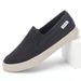 Men's Low‑Top Thick‑Sole Canvas Sneakers, Breathable Comfort Classic Versatile Trendy Casual Shoes For Spring Autumn Daily Wear_vogvips.com