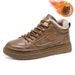 Winter Fleece-Lined Martin Boots For Men, Work Shoes, Trendy Versatile Thickened Warm Cotton Shoes, Casual Short Boots_vogvips.com