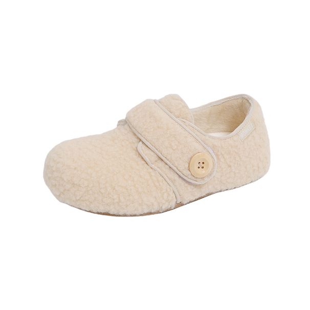 Retro Small Leopard Print Furry For Women 2025 Winter Round Toe Daily Warm Thick Sole Shoes S18_vogvips.com