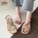 Roman-style Women's 2026 Summer New Model, Outdoor Wear, Non-slip, Trendy Hollow-out Flat PVC Thong Sandals For Women_vogvips.com