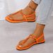 Cross-Border Foreign Trade Summer Clip-Toe Vacation Roman High-End Rhinestone Chain Beach Women's Flat Sandals Slippers_vogvips.com
