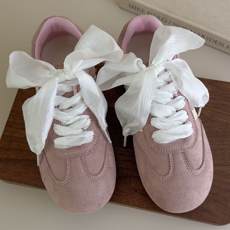 Sweet Ribbon Shoelaces Organza Chiffon Colorful Lace Ballet Style Sneakers Canvas Shoes Women's Shoelaces_vogvips.com