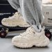 Dad 25 New Spring Summer Breathable Mesh Tire Thick Sole Height Increasing Trendy Men's Casual Sports Shoes_vogvips.com