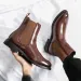 British Style Men Mid Calf Dress Business Formal Ankle Boots Autumn Men's Split Leather Shoes 240830_vogvips.com