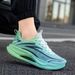 New Soft Sports Mesh Breathable Lightweight Casual Comfortable Thick Sole Fashion Versatile Men's Running Shoes_vogvips.com