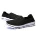 Summer Men Sneakers Black Braid Beach Soft Light Weight Sports Shoes Casual Weave Breathable Pierced Slip On Flats Tennis Sneakers_vogvips.com