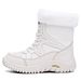 Snow Boots With Fleece Sports Boots For Women, Outdoor Snow And Anti Slip Shoes For Women_vogvips.com