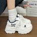 Women's New Sneakers 2026 Spring Student Ins Dad Thick-soled Height-increasing Popular Casual Running Shoes_vogvips.com