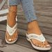 Summer Womens Sandals Orthopedic Flip-Flops With Arch Support Thick Sole Slippers Non-Slip For Daily Wear Beach_vogvips.com