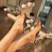 Pointed Cross Rhinestone High Heels 22 New Transparent And Sweet One Line Sandals With Sandals, Slim Heels, Banquet_vogvips.com