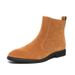 Autumn And Winter New Men's Suede Boots, British Casual Fashion High Top Zipper Leather Boots For Men_vogvips.com