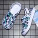 Men’s Shoes Hole Shoes Men's Wading Closed Toe Beach Shoes Summer New Breathable Sandals Cross Border Large Size Youth Slippers_vogvips.com