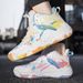 New style mandarin duck basketball shoes men's mid cut casual sneakers junior high school students professional practical trend sports shoes_vogvips.com