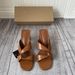 Z Brand 2023 Spring New Women's Shoes Brown Chunky Simple Open-Toe Outdoor High Heel Mules Sandals For Women_vogvips.com