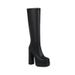 Spicy Girl Punk Style Long For Women 2021 Autumn Winter New Thick Sole Super Heel Over-the-Knee Riding Gothic High Boots_vogvips.com