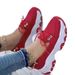 Women's Plus Size Casual Shoes For Export 2023 Spring European And American Style Thick-Soled Front-Lace-Up Shoes_vogvips.com