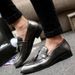 2025 New Spring And Autumn British Style Men's Shoes Tassel Patent Leather Loafers Fashion Trend Korean Version Slip-On_vogvips.com