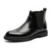 Thick-soled Heightening Retro Tooling Boots Lazy Foot Cover Short Boots Business Formal Commuter Men's Boots_vogvips.com