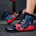 New Boxing Shoes Wrestling Fighting Shoes Breathable Lightweight Sanda Training Shoes Fighting Shoes_vogvips.com