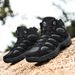 Men's High Top Outdoor Hiking Shoes, Extra Large Hiking Off-road Men's Shoes, Security Boots_vogvips.com