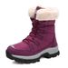 Women's Hot-Selling Snow Boots High-Top Outdoor Trekking Hiking Shoes_vogvips.com