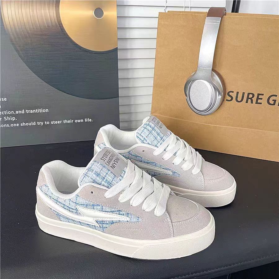 Casual Board Shoes Versatile Platform Sneakers Couple Shoes Outer Wear Running Shoes_vogvips.com