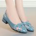 Shiny Leather Sole Soft Surface For Women 40-50 Years Old Hollow Non-Slip Wear-Resistant Comfortable Versatile New_vogvips.com