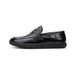 2024 Bauhinia Pattern Top Layer Cowhide New Fashion Casual Versatile Leather Business Formal Slip-On Men's Shoes_vogvips.com