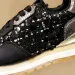 Okimoz Casual Running Sneaker Designer Shoes Black Sequin Metallic Retro Sneakers For Women Outdoor Sport Big Size_vogvips.com