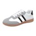 Dexun Women's Summer Breathable White Shoes, Korean Style Versatile Flat Sports Casual Sneakers_vogvips.com