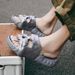 Men’s Shoes Large Size Skull Head One Word Slippers EVA Thick Soled Sandals With A Sense Of Excrement Men's Shoes Summer Outdoor Casual Trendy Shoes_vogvips.com