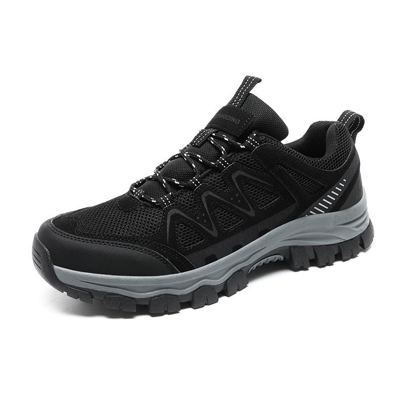 New Mountaineering Outdoor Anti Slip Hiking Men's Wear Resistant Large Camping Sports Running Travel Shoes 38A_vogvips.com