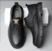 Cow Leather Autumn Platform For Fashion Casual Derby Shoes Male Low Top Work Ankle Boots Men 250612_vogvips.com