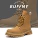 Men's Shoes High-top Martin Boots Men's Retro Tooling Shoes Thick-soled Big Yellow Boots_vogvips.com