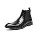 2025 Autumn Winter Men's Shoes Trendy High Top Large Size Leather Ankle Fashion Denim Boots_vogvips.com