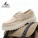 New Suede Caual Men Sneaker Comfortable Wallking Lace Up Outdoor Slip Wear Daily Buine Preppy Platform Leather_vogvips.com
