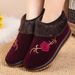 Old Beijing Cotton Shoes For Women, Fleece-Lined, Thickened, Warm Casual Women's Shoes, Winter Fashion Snow Boots_vogvips.com