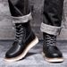 European Warm Series Extra Large Men's Shoes 45 46 Martin 47 48 Size 49 Work Boots Men Fleece Lined Thickened_vogvips.com