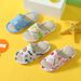 New Children's Linen Family Of Three Parent Child Indoor Home - Spring/Summer Kindergarten Cartoon Slippers_vogvips.com