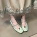 high Mary Jane Single Shoes Women S Spring New Hundred Shallow Mouth With Skirt_vogvips.com