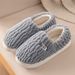 Lidani Cotton Women In Winter 2025 New Indoor Home Bag With Slip Resistant And Warm Plush Slippers For Men_vogvips.com