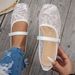 cross-border Summer New European And American Foreign Trade Large-size Square-toed Women's Flat Loafers Casual_vogvips.com