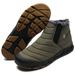 Outdoor High Top Snow Boots For Men And Women In Winter, Velvet, Thickened, Water Repellent, Anti Slip, Cold Proof Couple's Cotton Shoes_vogvips.com