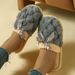 Indoor And Outdoor Slippers Warm And Non-slip Love Pattern Comfortable Soft Thickened Bottom_vogvips.com