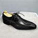 Leather Business Casual Men's Derby Color Block Low-top Lace-up Single Shoes_vogvips.com