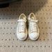 Grape Mom Studiolee Fashionable Round-Toe 6Cm Thick-Soled Lace-Up Casual Frayed Canvas Shoes Women's Biscuit Sneakers_vogvips.com