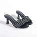 Elegant Rhinestone Flat Sandals For Women - Breathable Open-Toe Summer Shoes In Black, Brown, Pink (Sizes 36-42)_vogvips.com