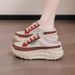 Female Comfortable Mesh Slippers Breathable Thick Sole Sandals Fashion Slip On Shoes For Women Outdoor Wear_vogvips.com