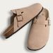 Half Drag Sandals Clogs Women And Men Suede Mules Slipper Classic Cork Antislip For Outdoor Slippers With Arch Support_vogvips.com